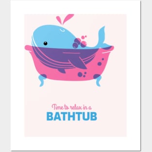 Time To Relax In A Bath Posters and Art